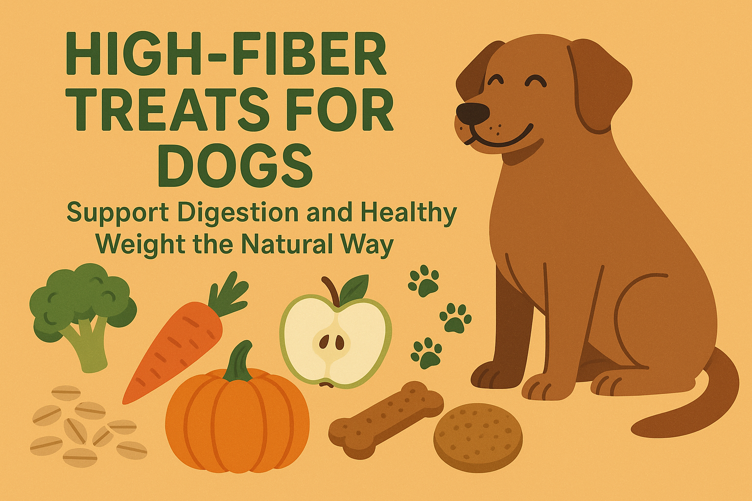 Illustration of Healthy Digestive Tips For Dogs