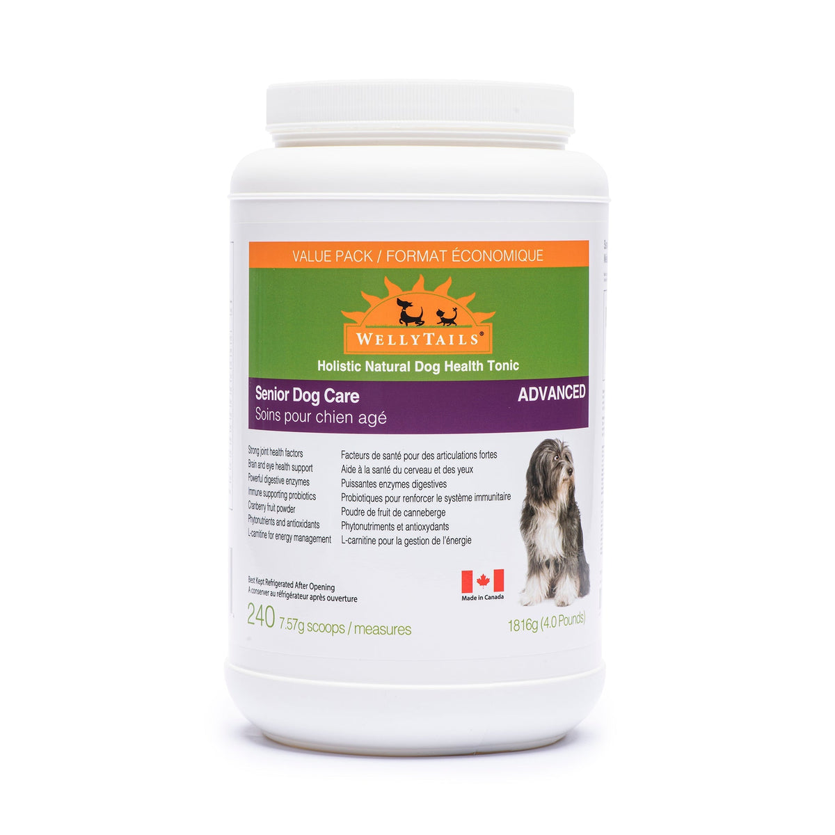 WellyTails Senior Dog Care ADVANCED Powder