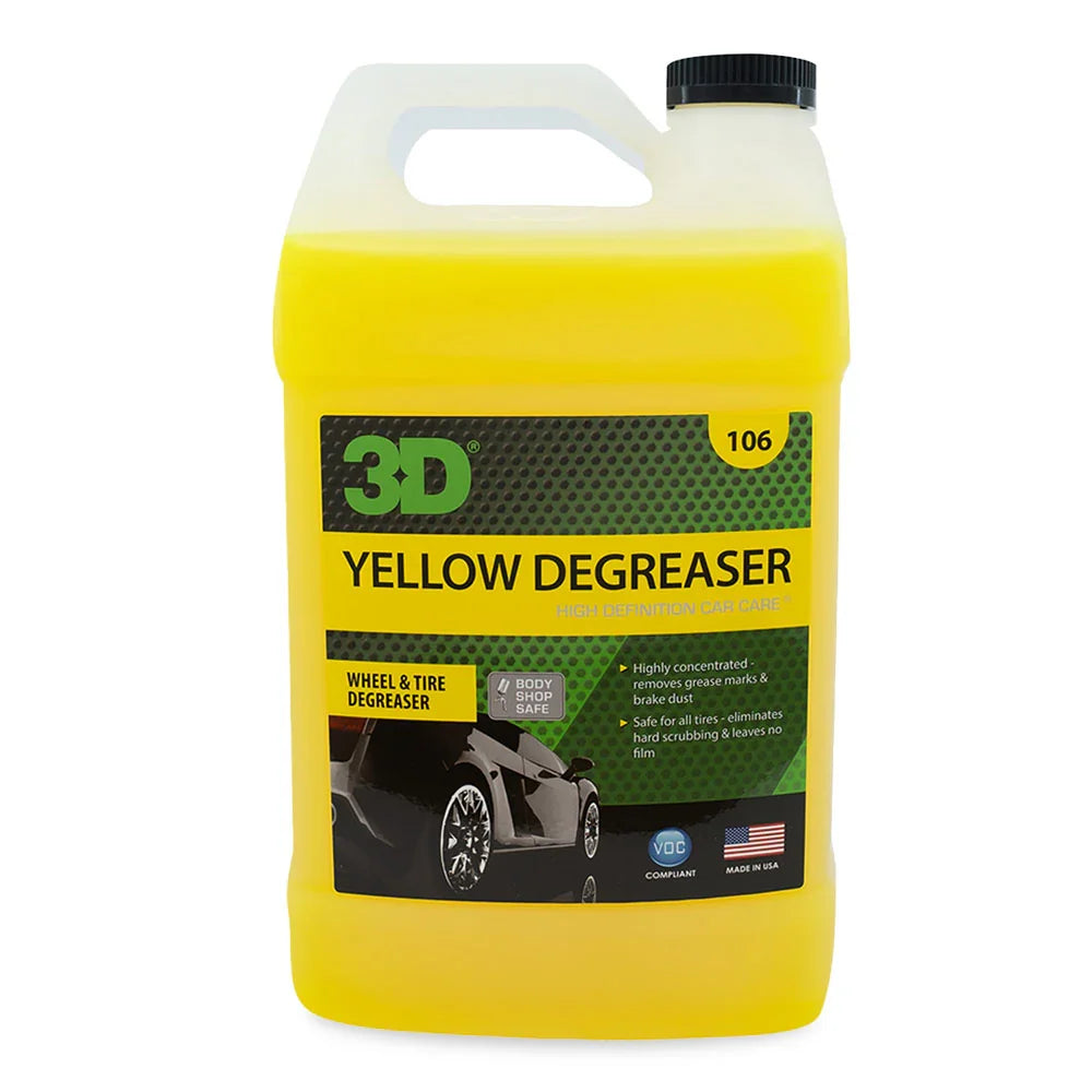 3D Yellow Degreaser Wheel Cleaner, Gallon