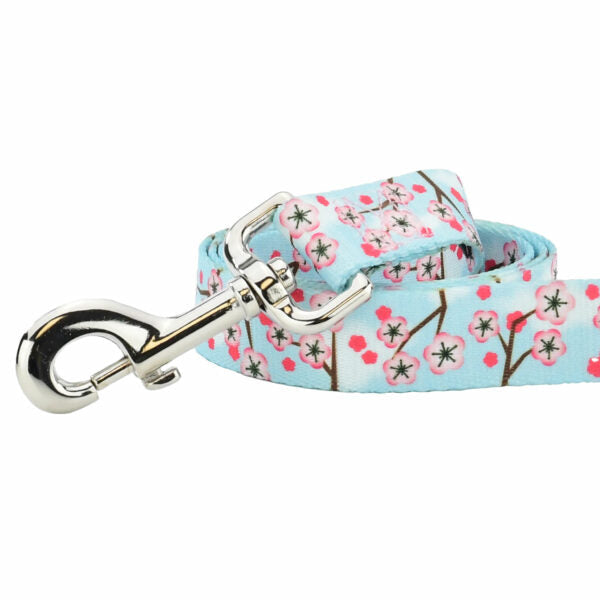 Cherry Blossoms EarthStyle Dog Leash by 2 Hounds Design, sold through Sniff and Shift