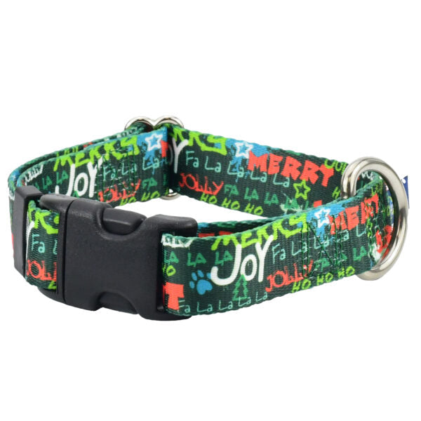 Holiday Graffiti EarthStyle Dog Collar