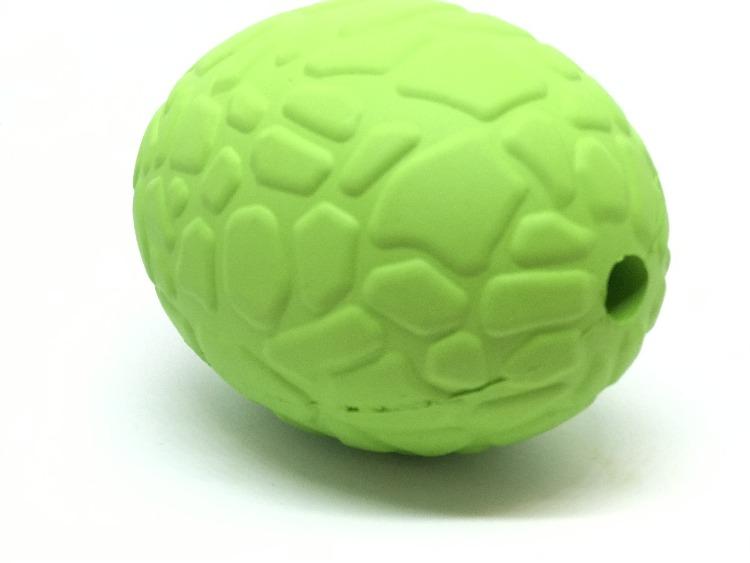 Dinosaur Egg Rubber Chew Toy & Treat Dispenser Large