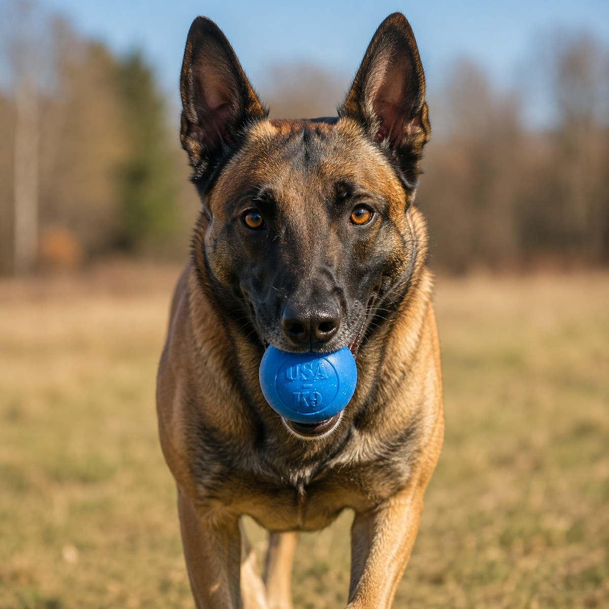 Glitter Ball 2-Pack Rubber Fetch Toy Large