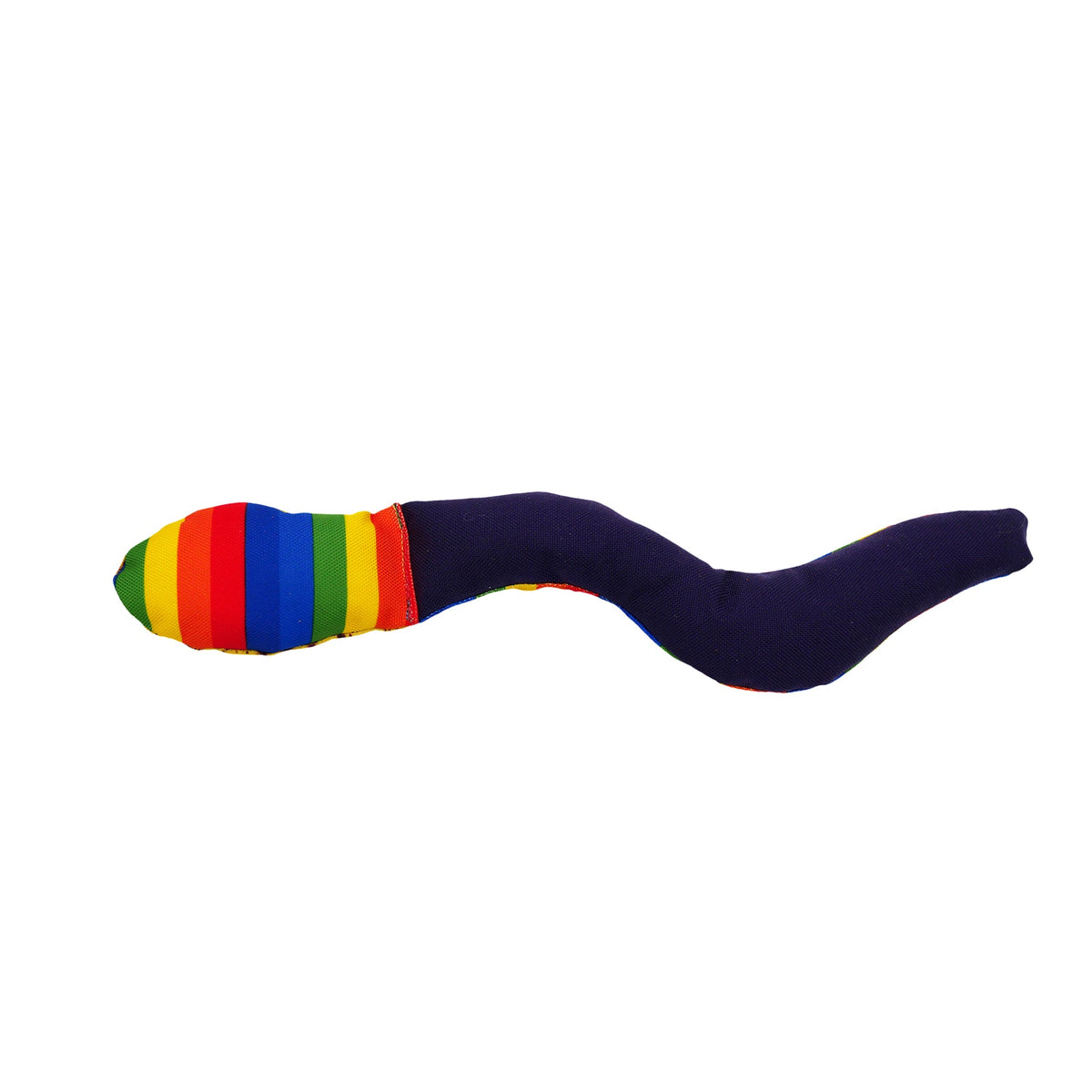 Wiggle Worm Squeaky Fetch and Tug Dog Toy