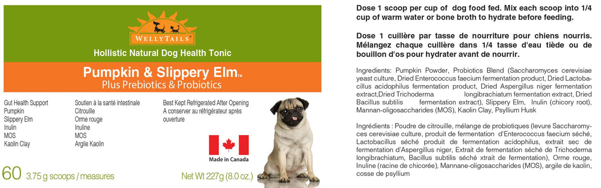 WellyTails Pumpkin & Slippery Elm for Dogs