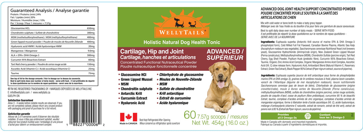 WellyTails Cartilage, Hip & Joint ADVANCED