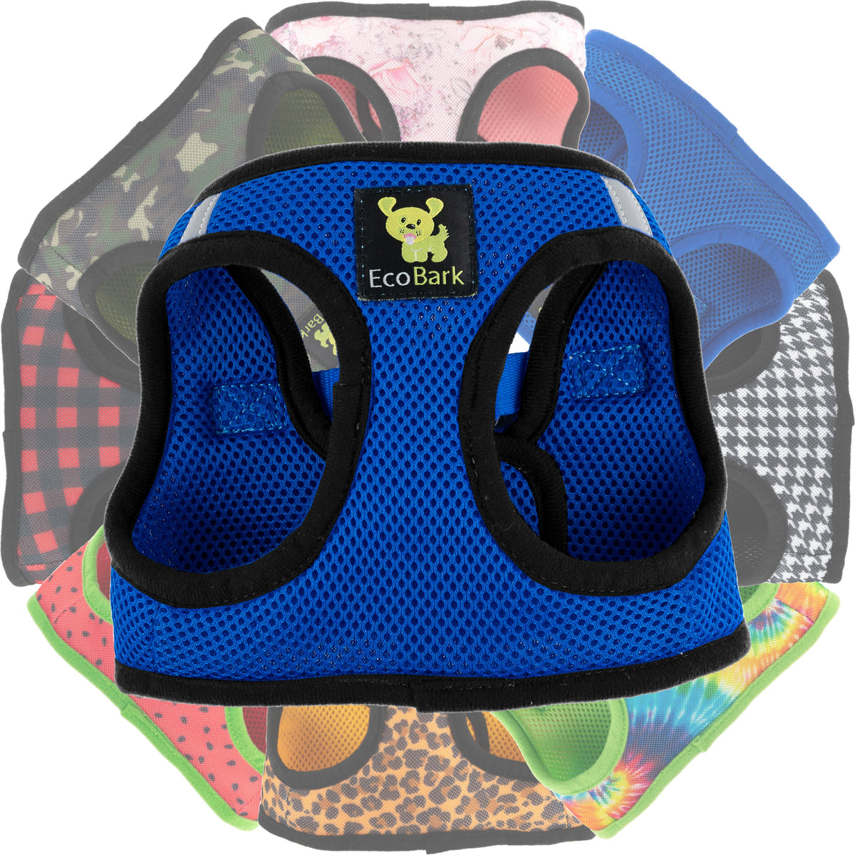 Step-In Dog Harness, Reflective Mesh, Royal Blue