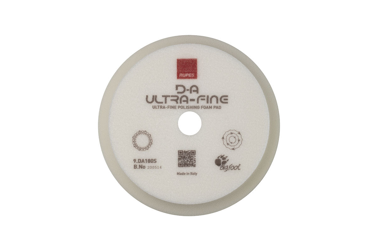 RUPES D-A Ultra-Fine Foam Pad, White, 7 in