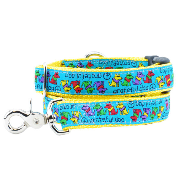 Grateful Dog Teddy The Dog Essential Dog Collar 1″