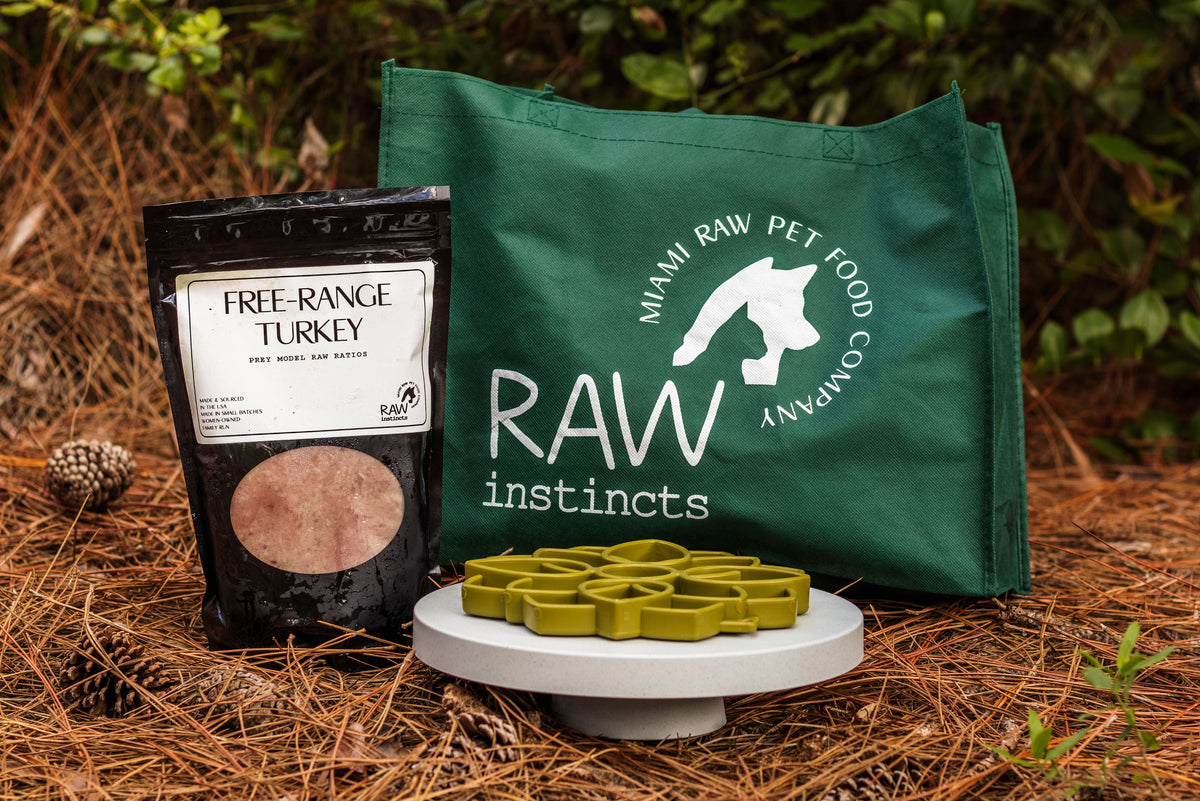 Raw Turkey Meal Blend for Cats & Dogs, Prey Model Raw | Raw Instincts Florida