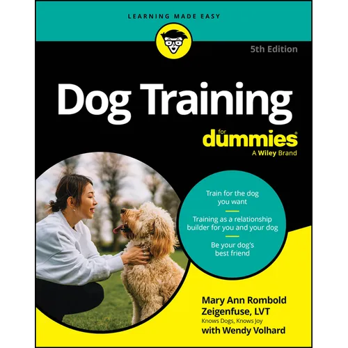 Dog Training for Dummies book cover