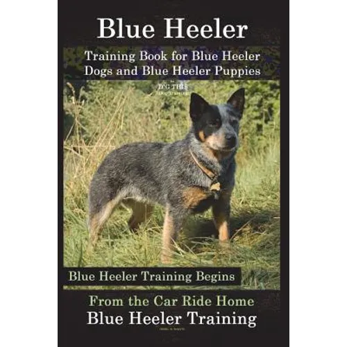 Blue Heeler Training Book for Blue Heeler Dogs and Blue Heeler Puppies By D!G THIS Dog Training: Blue Heeler Training Begins From the Car Ride Home Bl book cover