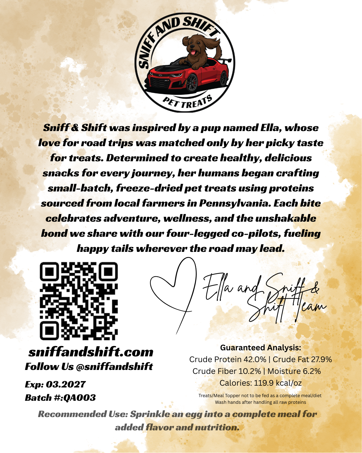 Sniff and Shift Freeze-Dried Raw Quail Eggs – Whole Egg Power for Dogs & Cats! BULK OPTIONS