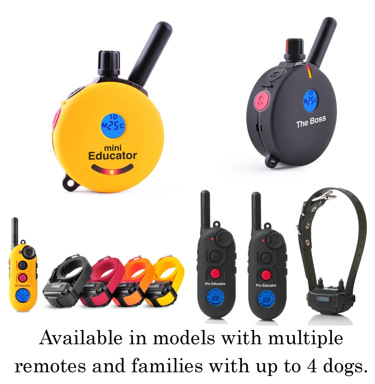 AI-800 auto-increasing stimulation e-collar 1 mile remote trainer