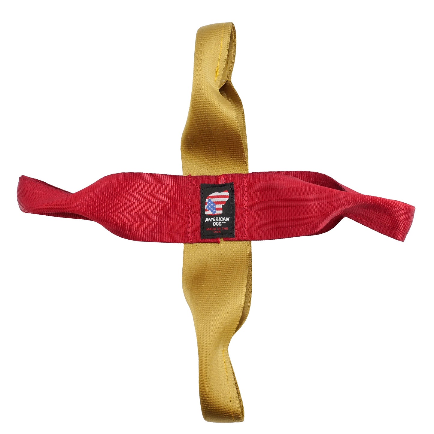 Seatbelt Quad Flopper Tug Dog Toy