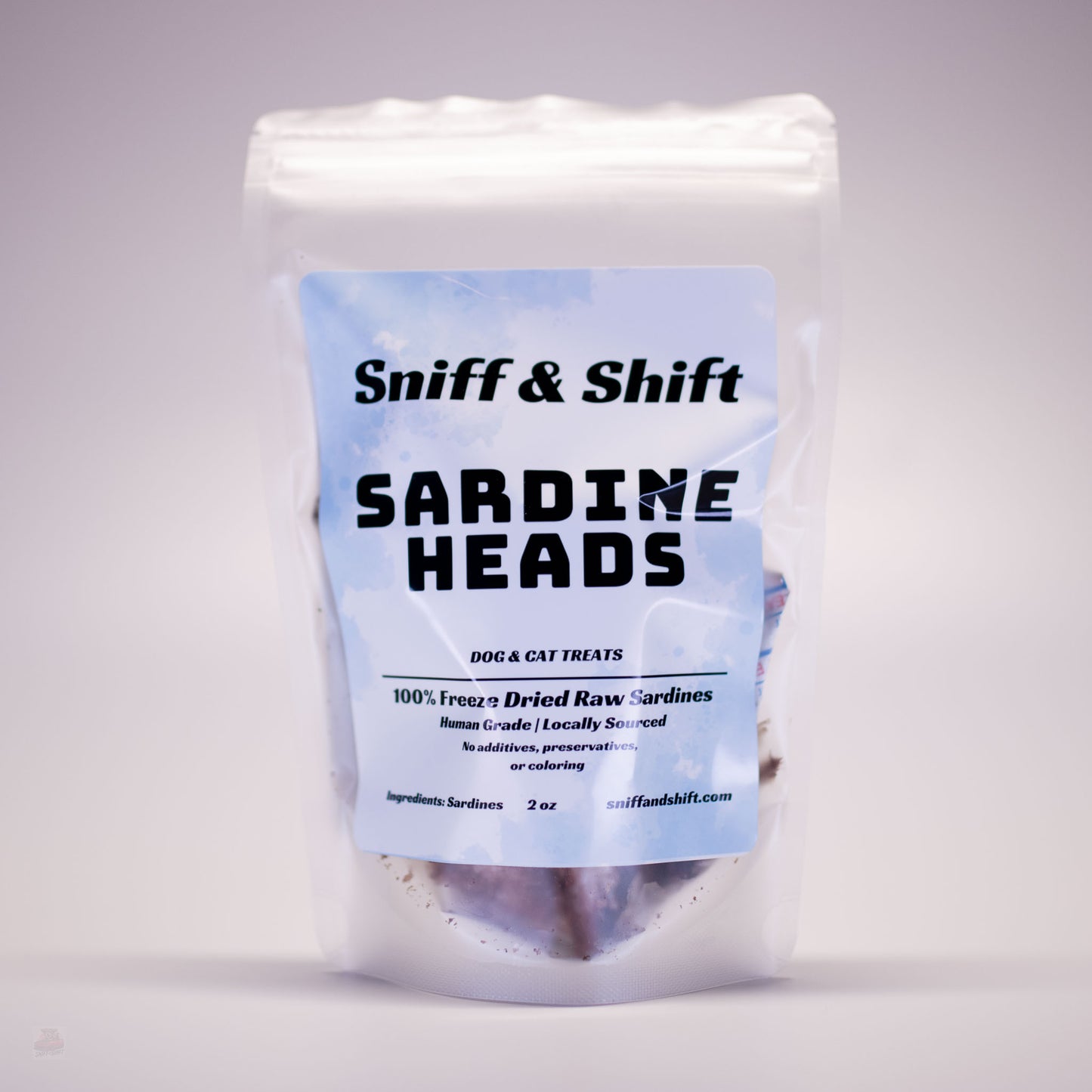 sardine head pet treats - freeze dried fish - dog and cat treats