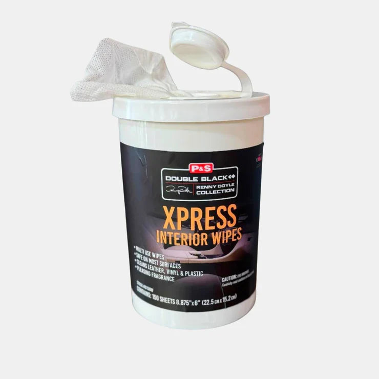 P&S Xpress Interior Wipes, 150 Count