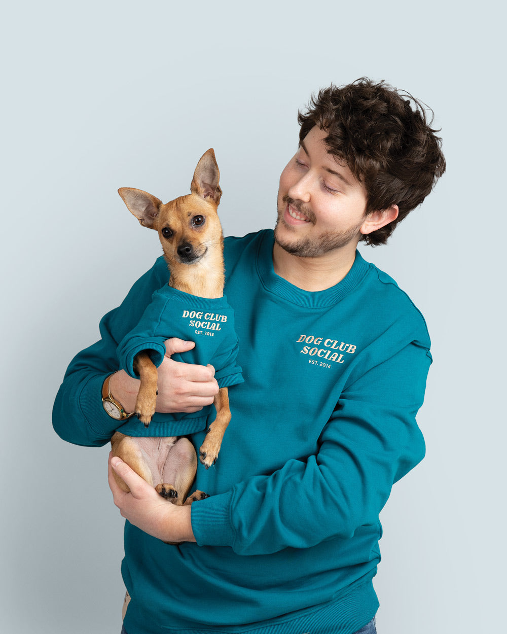 Terry Pullover, Teal