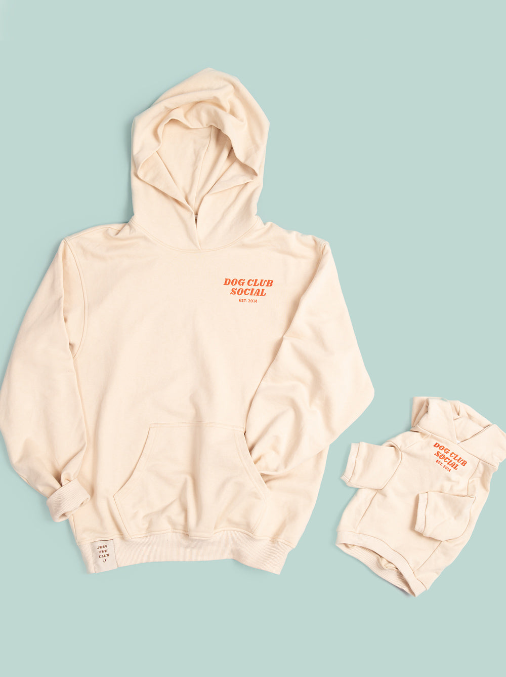 Terry Hoodie, Adult Sizes