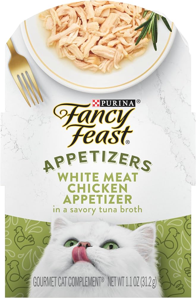 Fancy Feast Appetizers White Chicken tray, 1.1oz