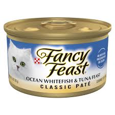 Fancy Feast oceanfish and tuna pâté wet cat food, 3 ounce can