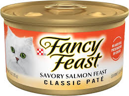 Fancy Feast salmon pâté wet cat food, 3 ounce can