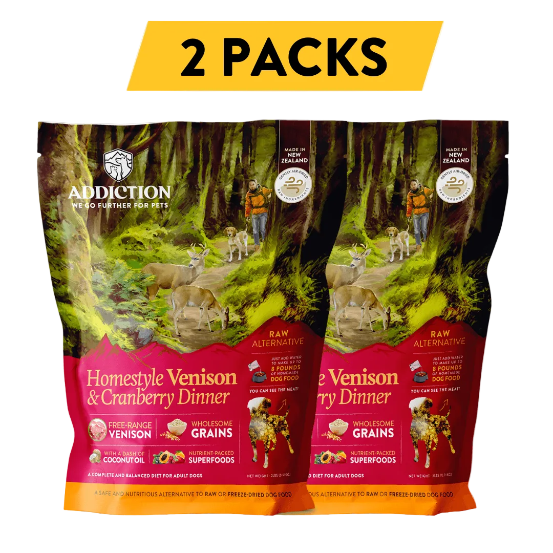Homestyle Venison & Cranberry Air-Dried Dog Food