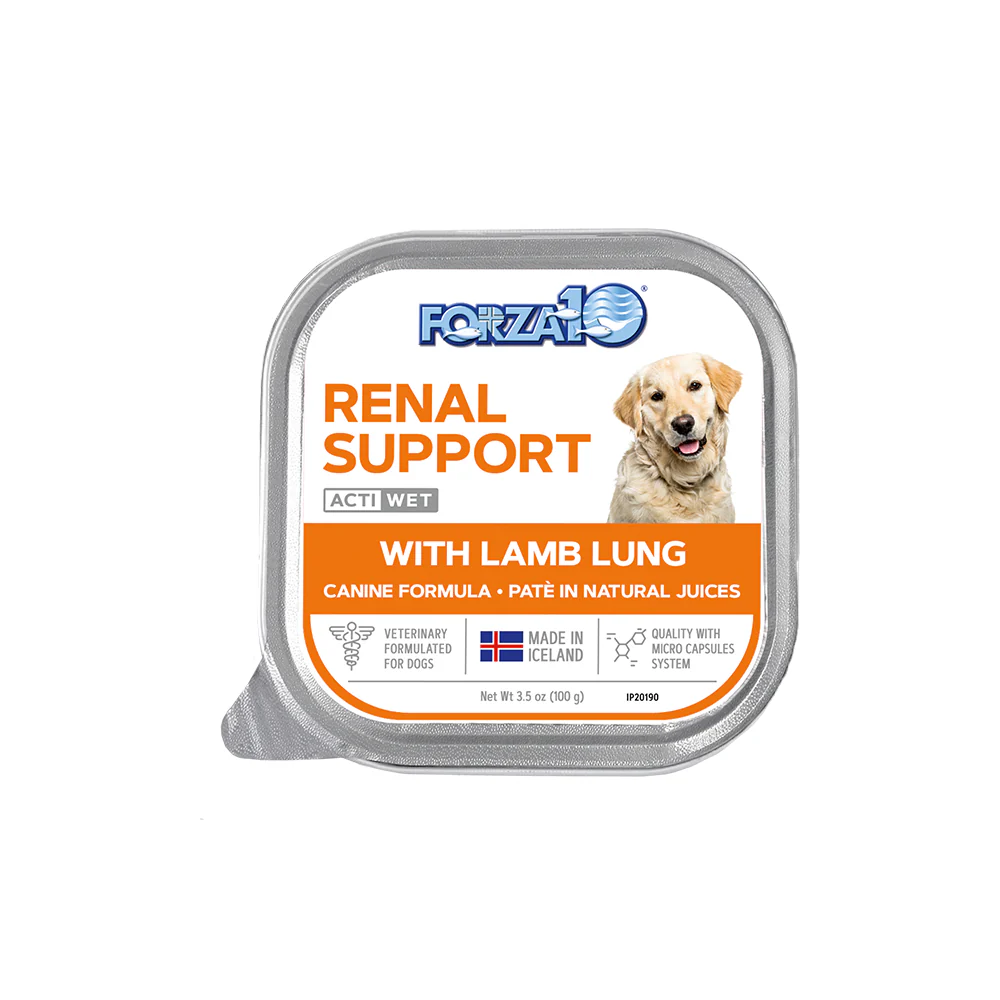 FORZA10 Renal Lamb Actiwet wet dog food tray, 3.5oz