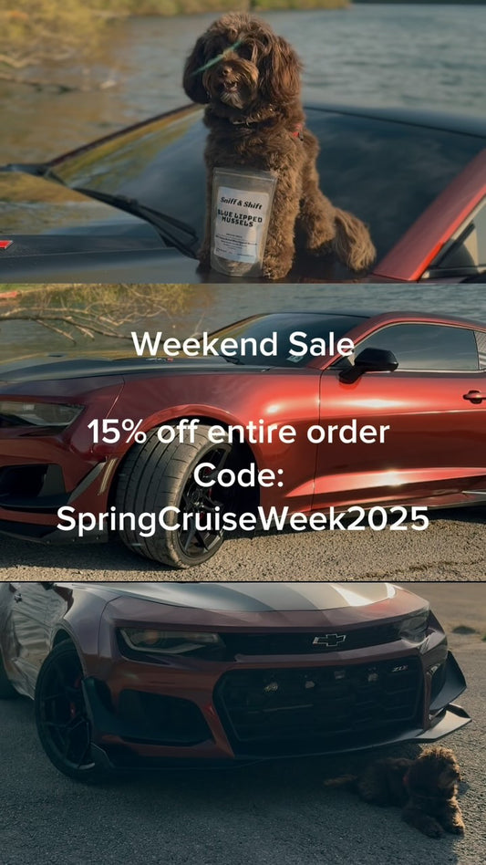 Cruise into the weekend with a treat, Sniff and Shift on Instagram