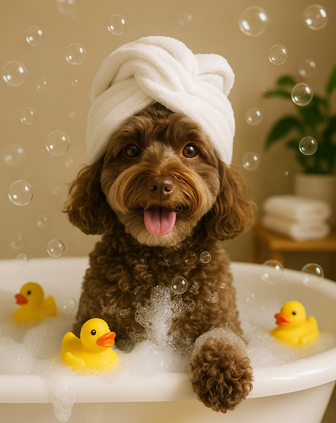Nothing says self-care like a fresh bath and a good chew, Sniff and Shift on Instagram