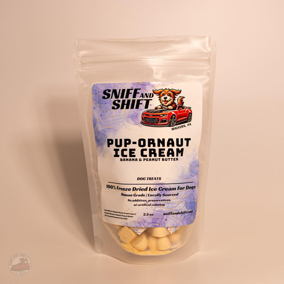 Banana + peanut butter = co-pilot snacking perfection, Sniff and Shift on Instagram