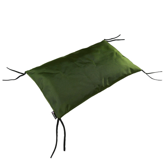 American Dog Crate Pads Armor in olive, the flat ballistic nylon pad used as a settle surface in this kit