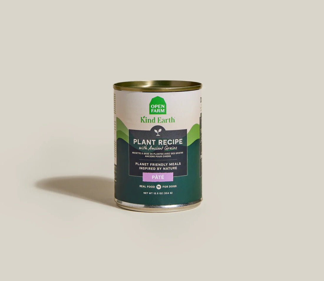 Open Farm Kind Earth Plant Pate with Ancient Grains Wet Dog Food (12.5oz) can