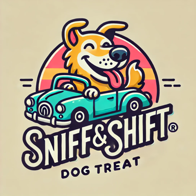 Golden lab in a car