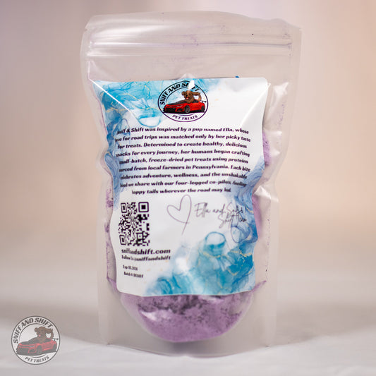 Sniff and Shift adventure-ready freeze-dried dog treats