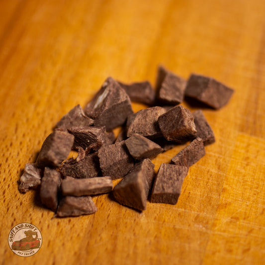 Sniff and Shift single-ingredient freeze-dried treats close-up