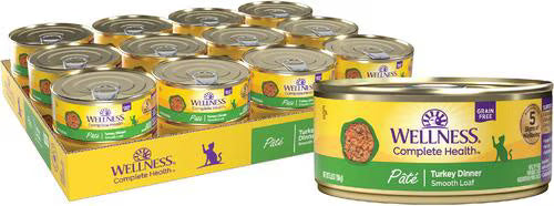 Wellness Complete Health Adult Turkey Dinner Pate, 5.5-ounce can
