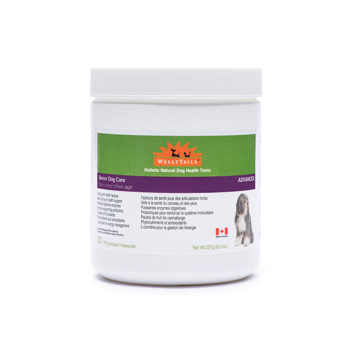 WellyTails Senior Dog Care ADVANCED Powder