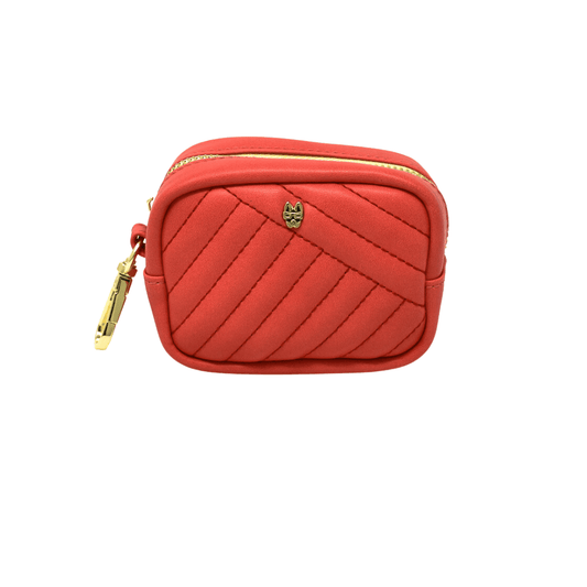 Kai Waste Bag Holder & Treat Pouch, compact hands-free design, Pink Papyrus Co., sold through Sniff and Shift