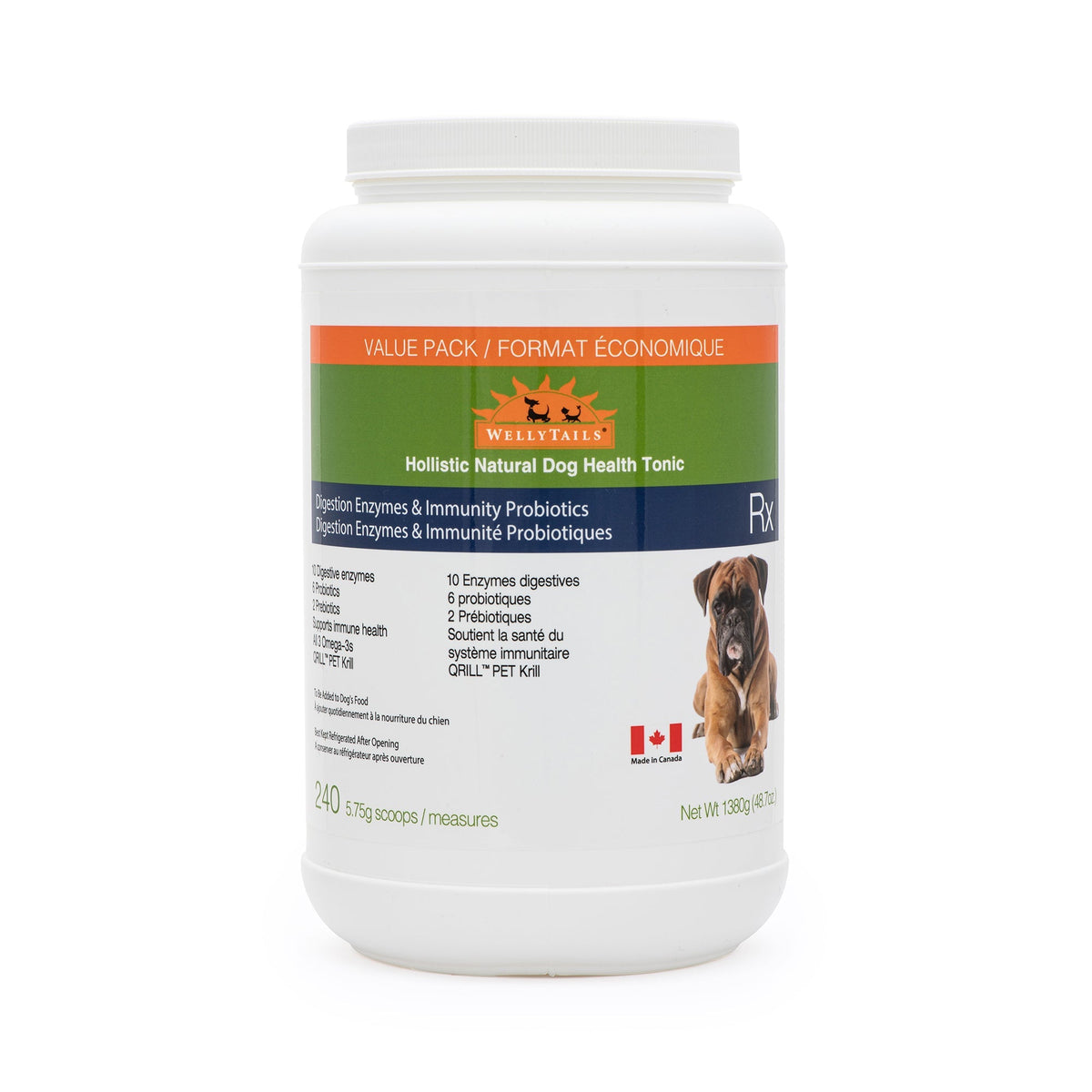 WellyTails Digestive Enzymes & Probiotics Dog