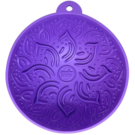 Green Garden of Eatin' Tipsy Bowl wobble lick mat for dogs and cats, SodaPup, sold through Sniff and Shift