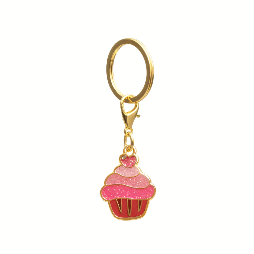 Love You Sweetheart & Cupcake Pet Charm Set