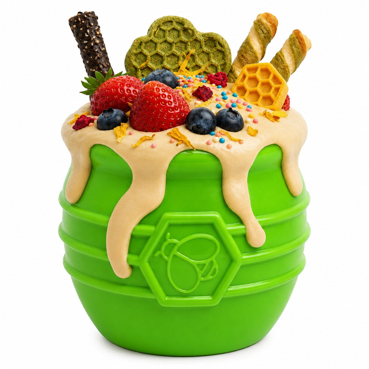 Apple green Honey Pot eCup treat dispenser in Large and XL, SodaPup, sold through Sniff and Shift