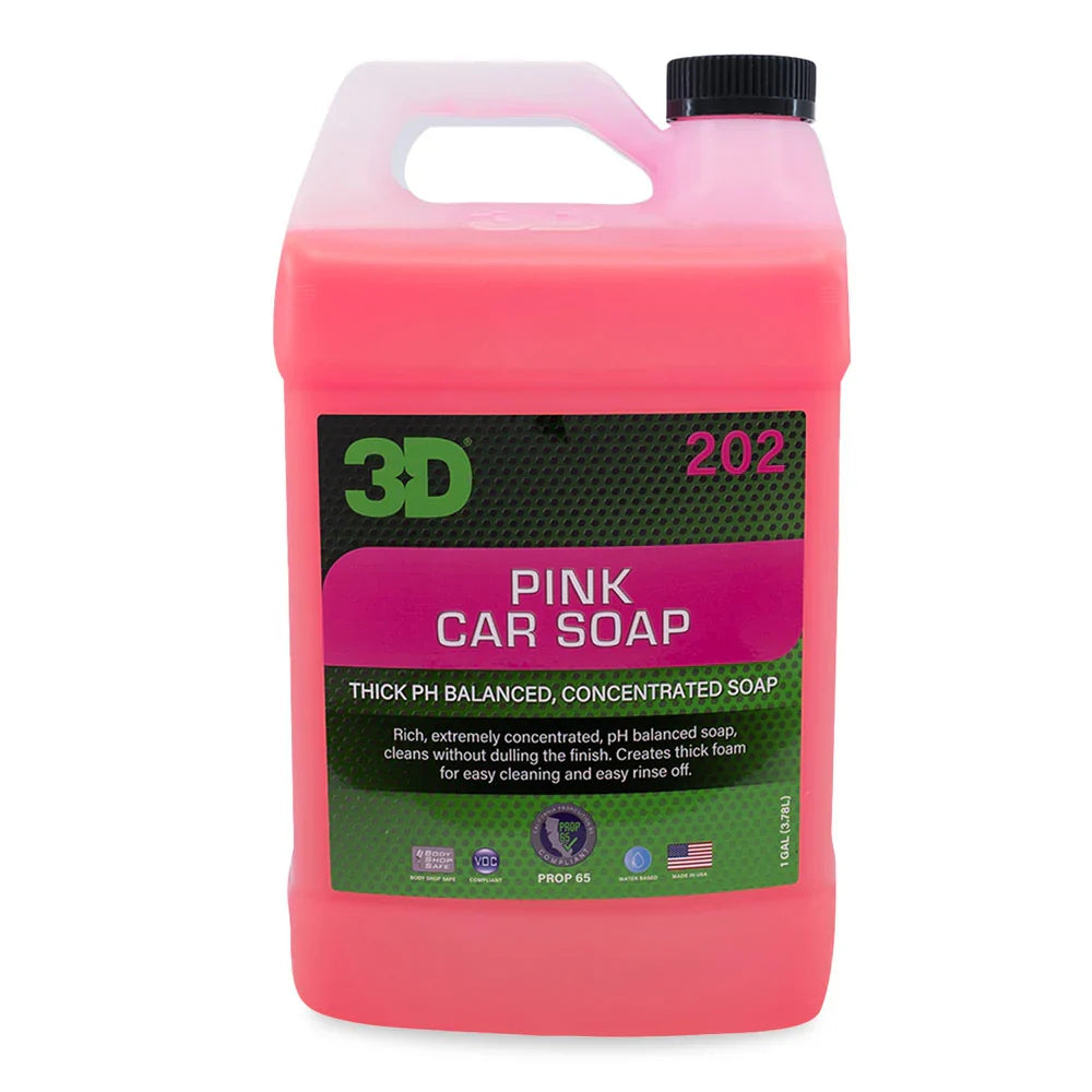 3D Pink Car Soap, Gallon