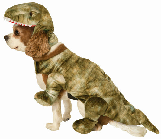 Dog or cat wearing the Dinosaur Dog Cat Costume in Small, Halloween Store, sold through Sniff and Shift