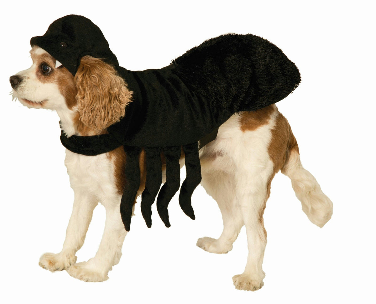 Dog or cat wearing the Spider Dog Cat Costume in Small, Halloween Store, sold through Sniff and Shift