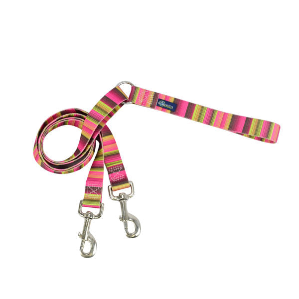 Bonnie EarthStyle Double Connection Leash by 2 Hounds Design, sold through Sniff and Shift