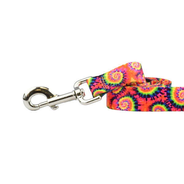 Classic Tie-Dye EarthStyle Dog Leash by 2 Hounds Design, sold through Sniff and Shift