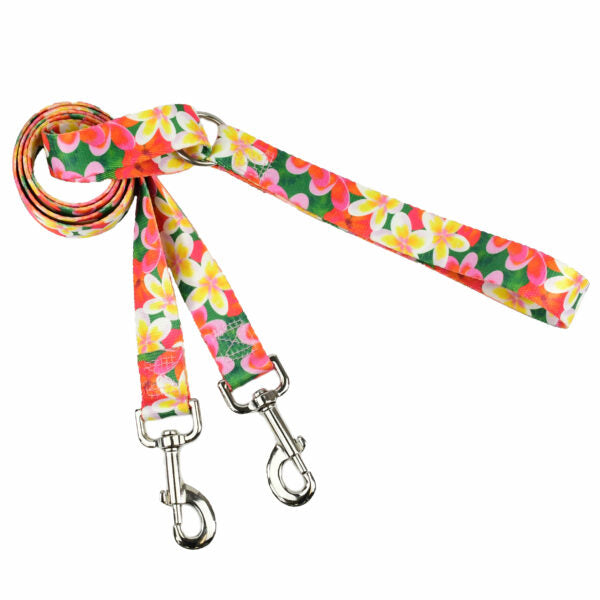 Aloha EarthStyle Double Connection Leash by 2 Hounds Design, sold through Sniff and Shift