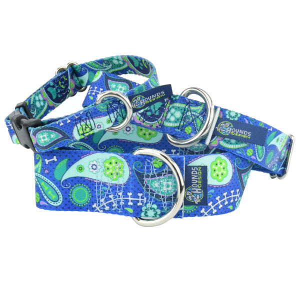 Paw Paisley EarthStyle Dog Collar by 2 Hounds Design, sold through Sniff and Shift